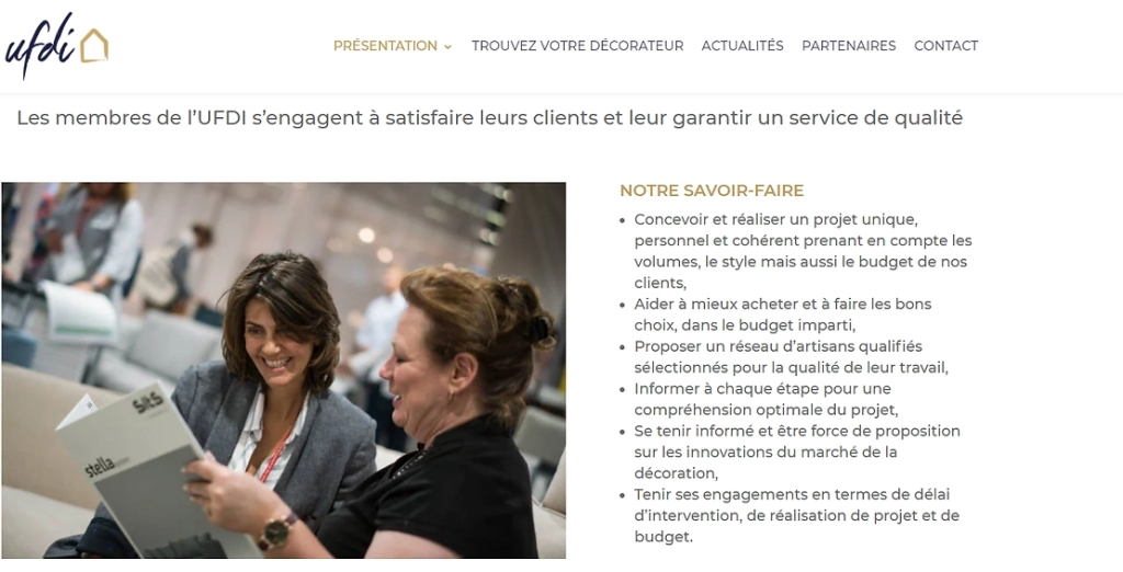 Image présentant le site ufdi