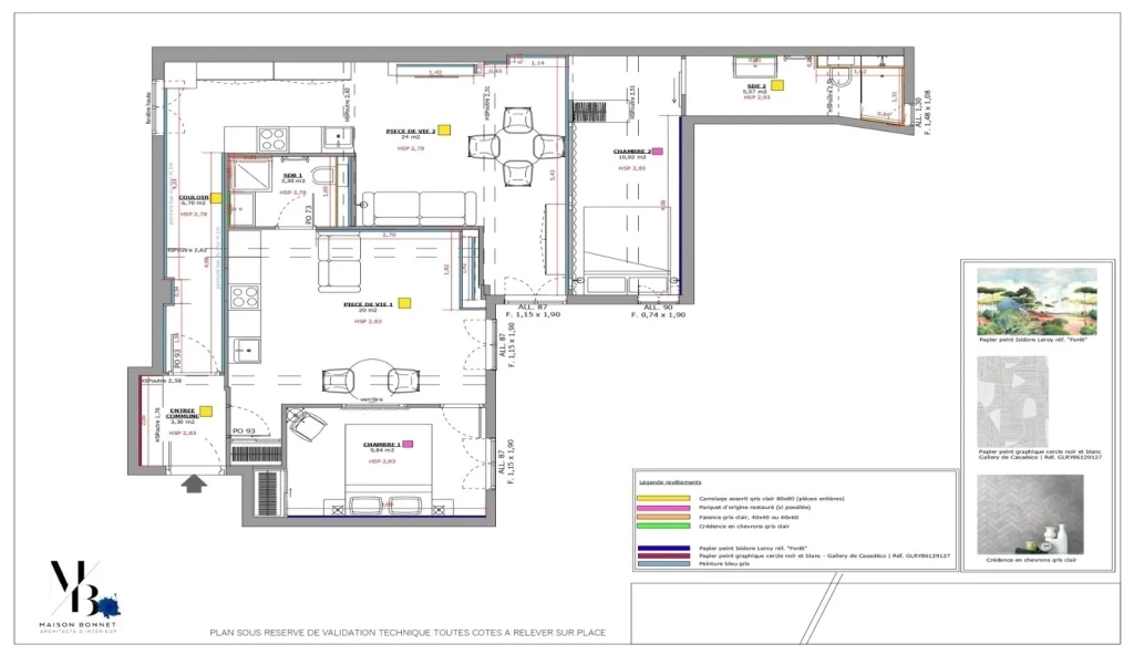 Plan technique de rénovation